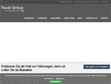 Tablet Screenshot of faust-group.de